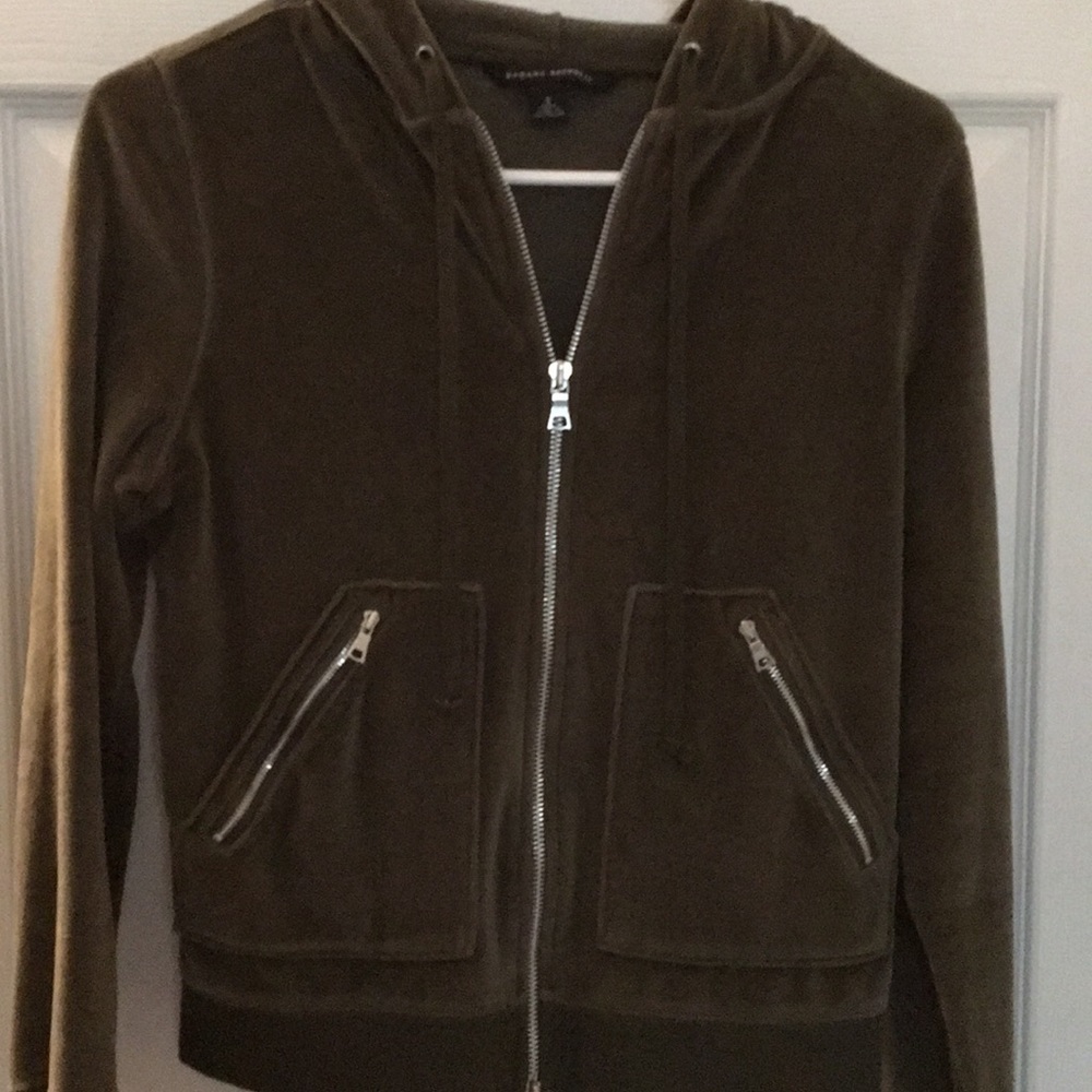 Banana republic zippered hoodie velvet